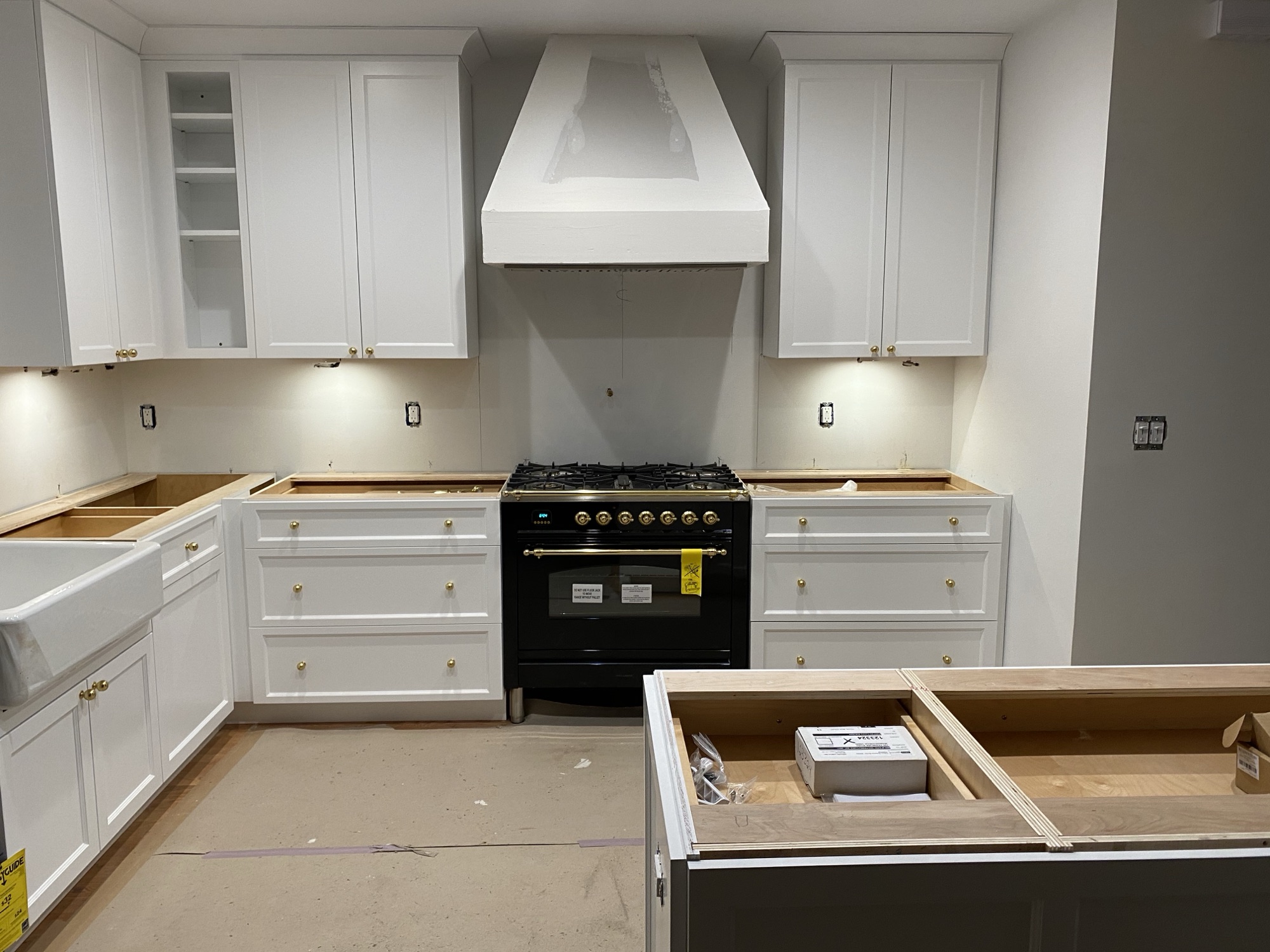 Kitchen in progress